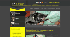 Desktop Screenshot of k9testorkutyaiskola.hu